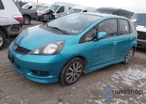 2012 Honda Fit Sport из США, поврежденный, VIN JHMGE8H50CC003108